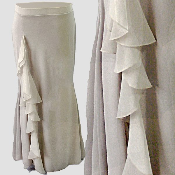 Saia para dança do ventre areia